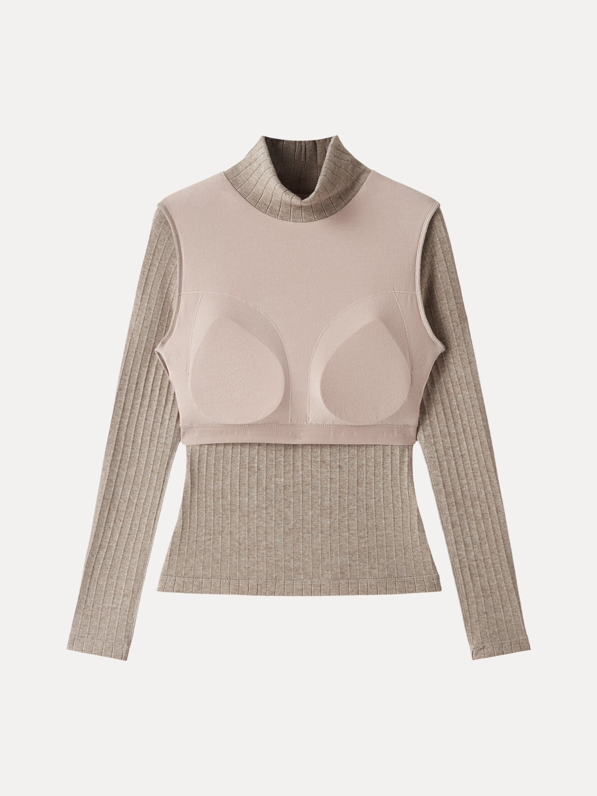 Rollkragenpullover, weit gerippt, langärmelig - Image 7