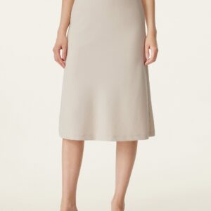 A-Linien-Midirock mit Taschen