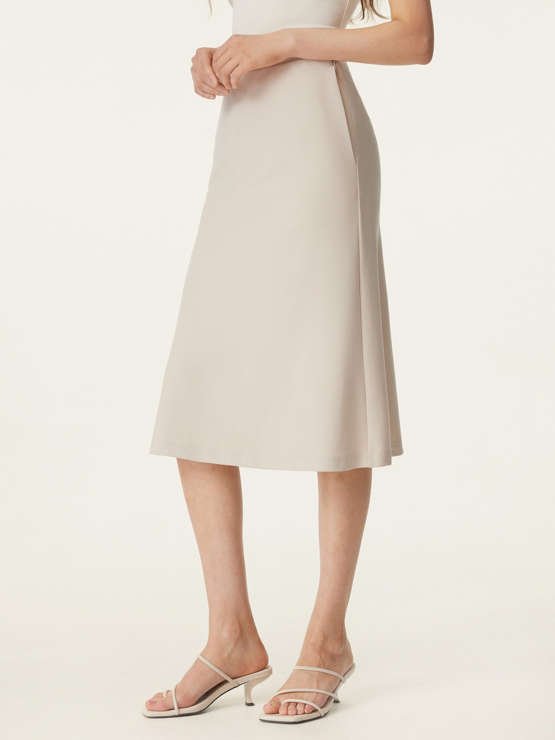 A-Linien-Midirock mit Taschen - Image 4