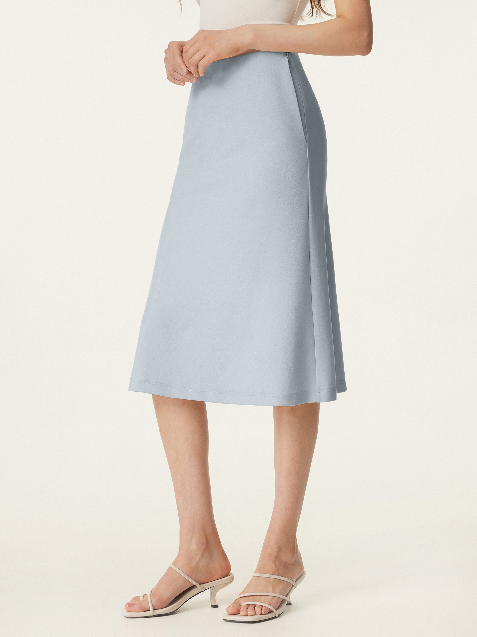 A-Linien-Midirock mit Taschen - Image 9