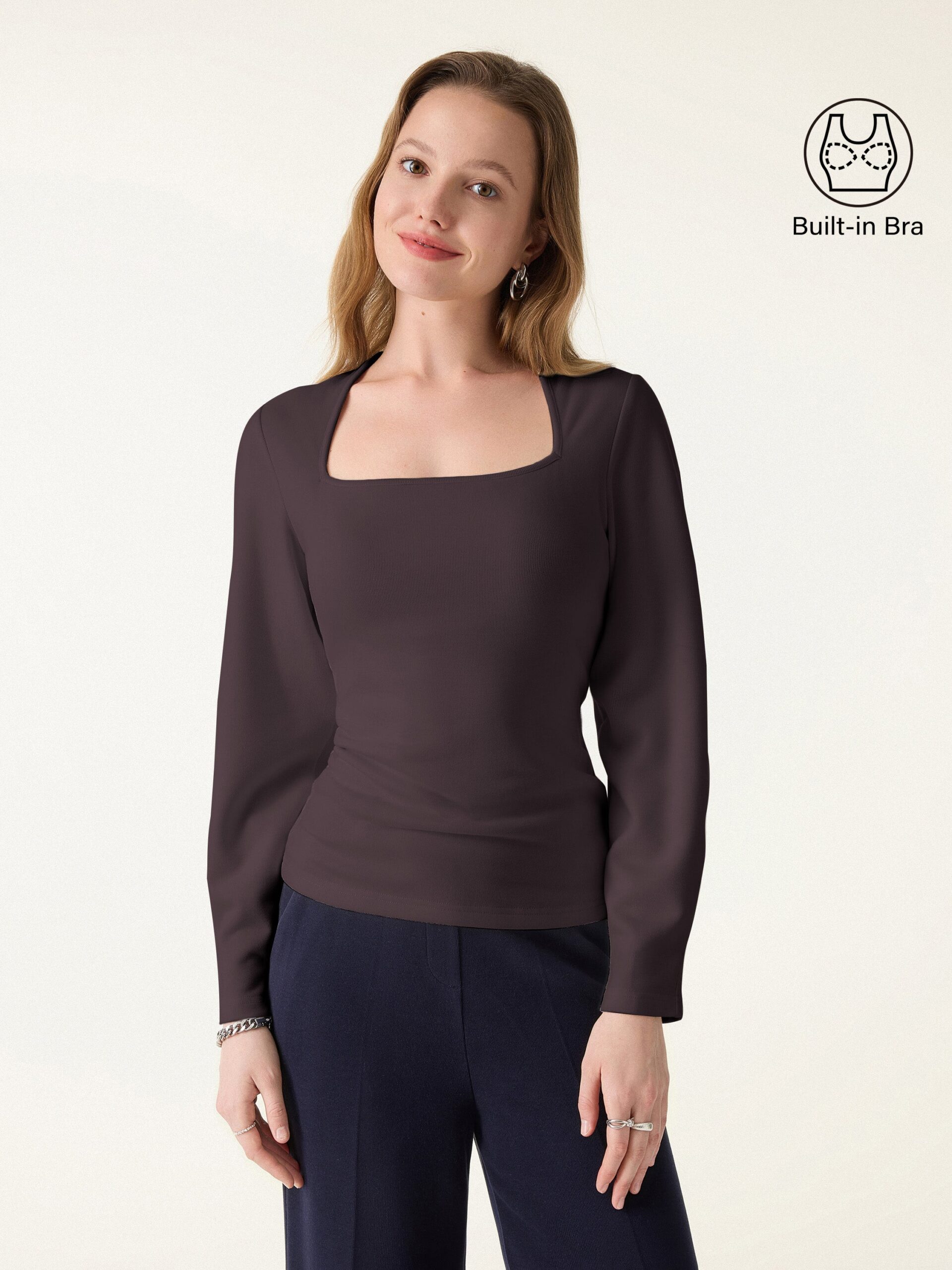 Quadratischer Ausschnitt, lockere Ärmel, Brami - Image 11