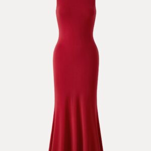 Alternative view of Müheloses Meerjungfrau-Maxikleid im U-Boot-Ausschnitt