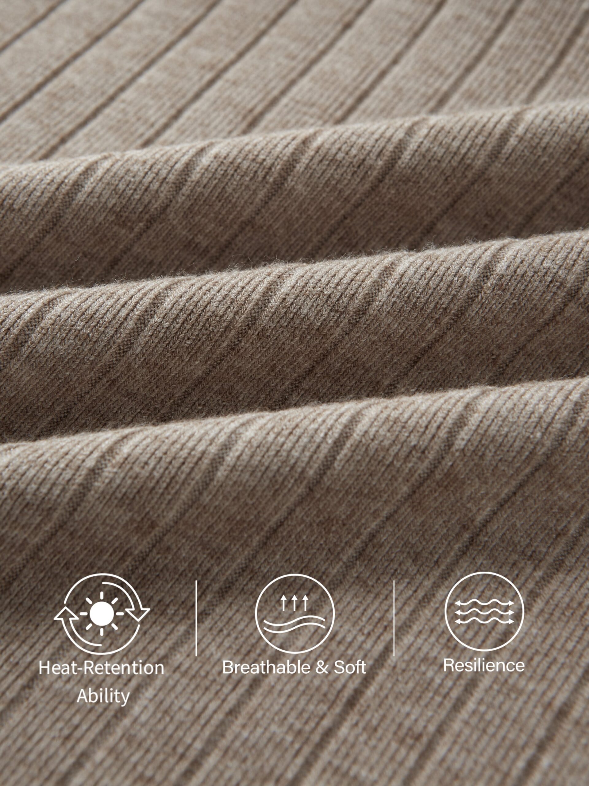 Rollkragenpullover, weit gerippt, langärmelig - Image 8