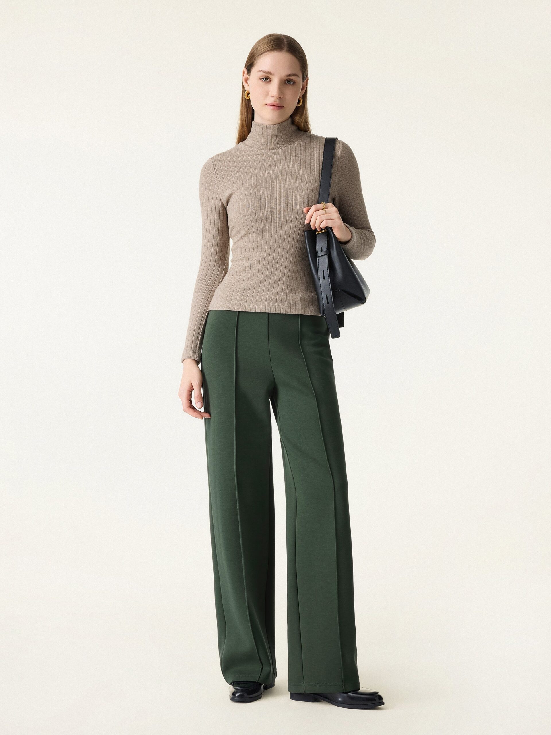 2-teiliges Set: Mantel mit wandelbarem Kragen und Knöpfen & Komforthose mit Bauchkontrolle - Image 12