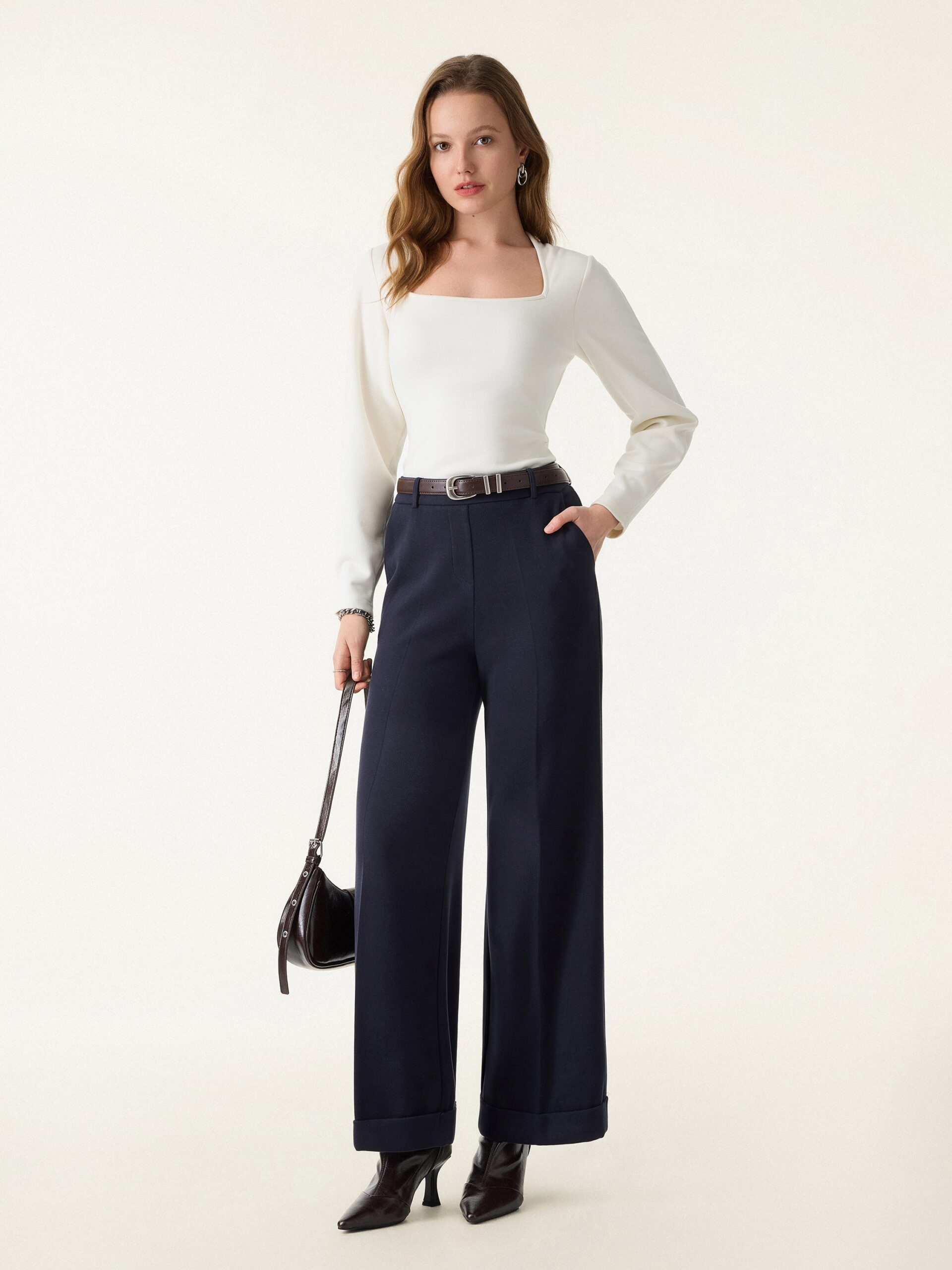 Quadratischer Ausschnitt, lockere Ärmel, Brami - Image 2