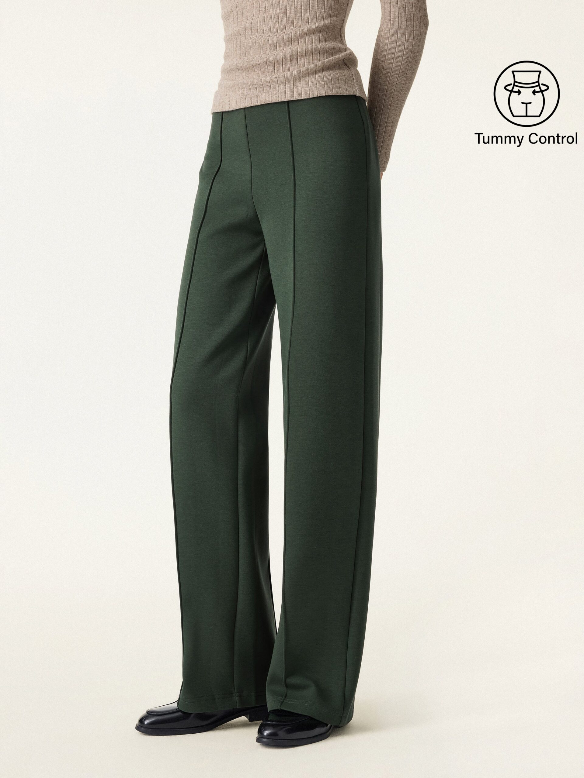 Bauchweg-Komforthose mit doppelter Wärme