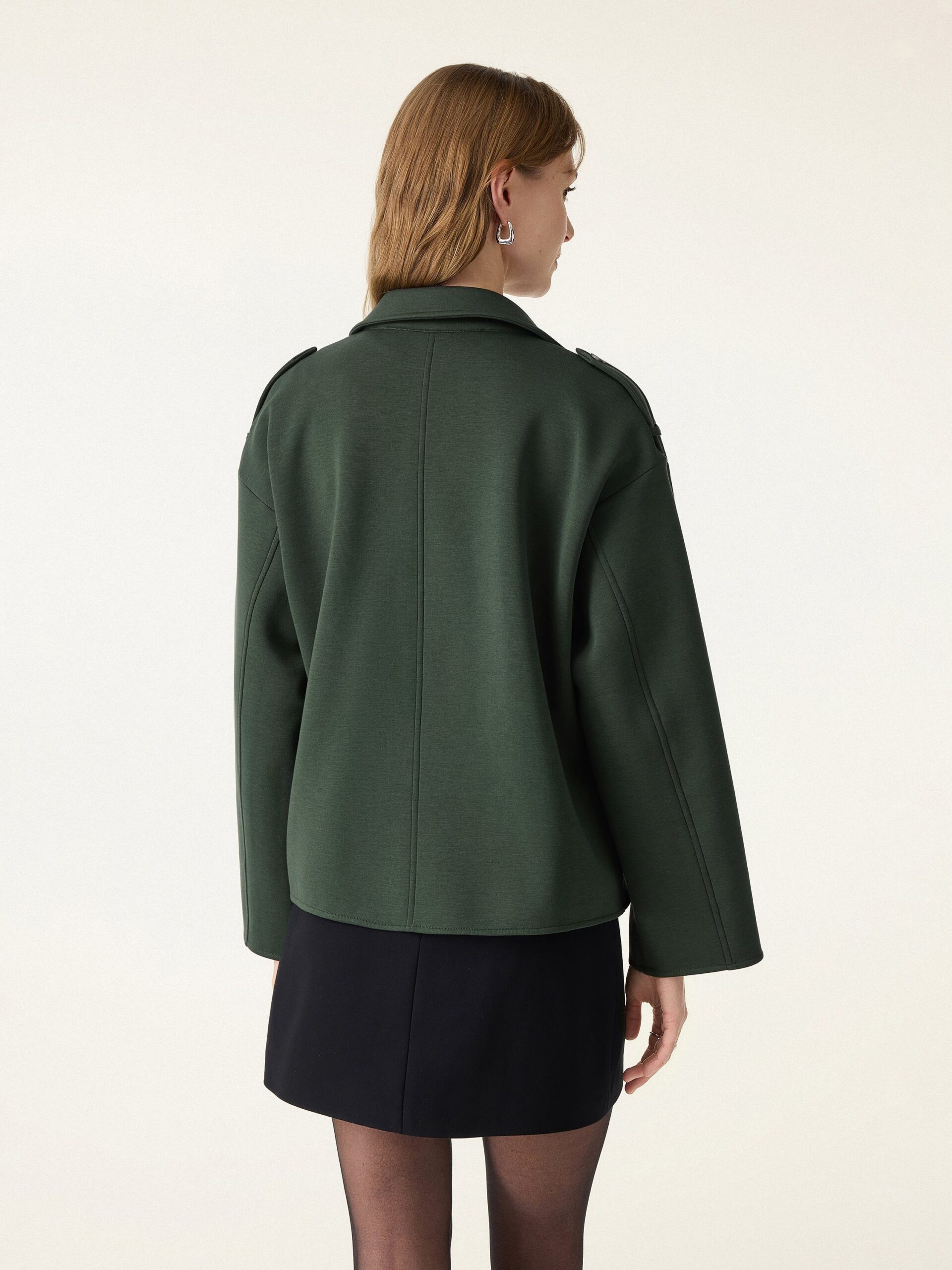 2-teiliges Set: Mantel mit wandelbarem Kragen und Knöpfen & Komforthose mit Bauchkontrolle - Image 5